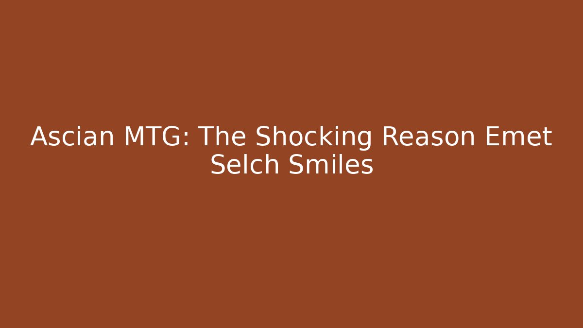 Ascian MTG: The Shocking Reason Emet Selch Smiles