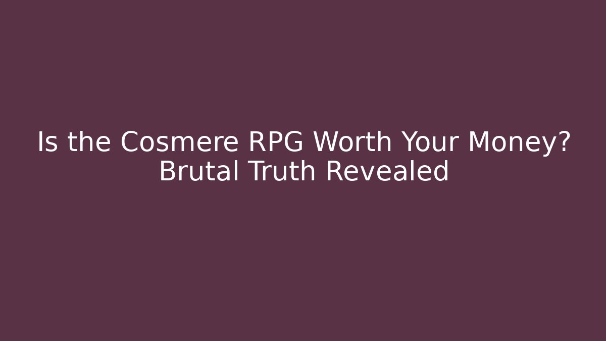 Is the Cosmere RPG Worth Your Money? Brutal Truth Revealed
