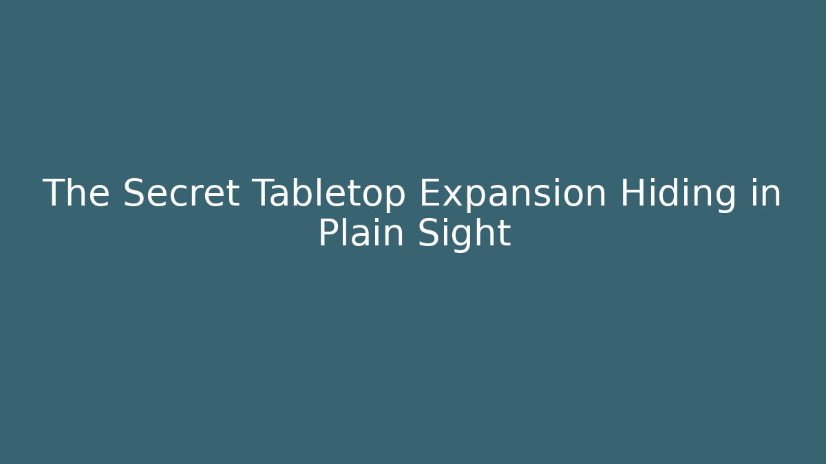 The Secret Tabletop Expansion Hiding in Plain Sight