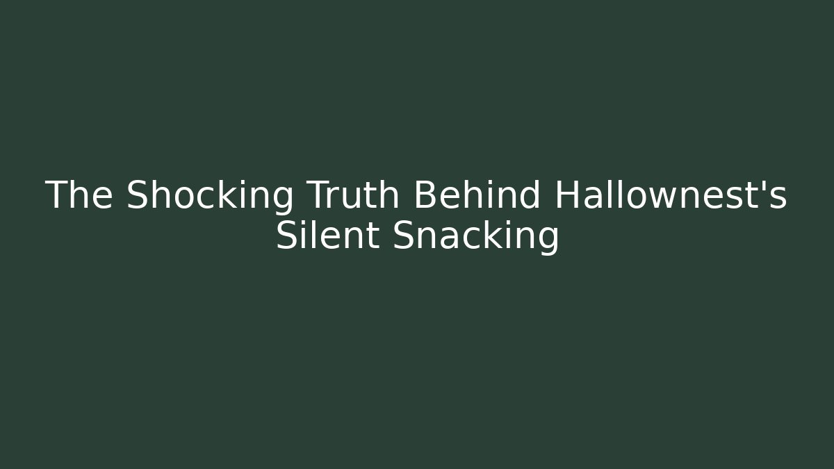 The Shocking Truth Behind Hallownest's Silent Snacking - Smart Esu