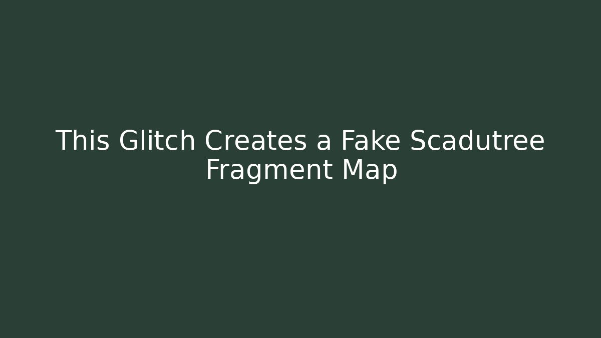 This Glitch Creates a Fake Scadutree Fragment Map