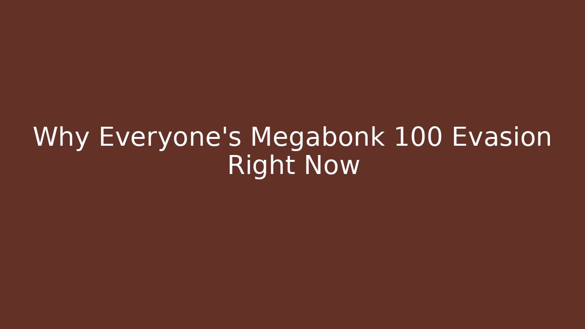Why Everyone’s Megabonk 100 Evasion Right Now